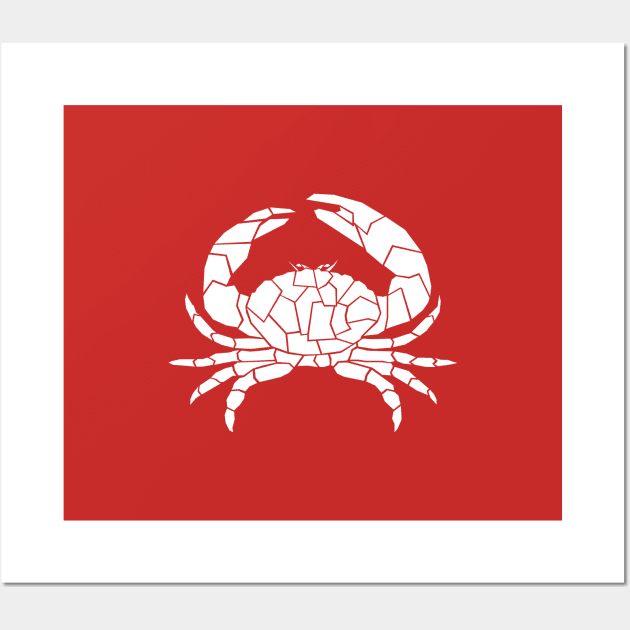 Chunky Crab Wall Art by tvd